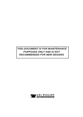 SP8795 Datasheet PDF Zarlink Semiconductor Inc