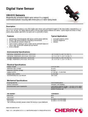 VN101501 Datasheet PDF [ZF Friedrichshafen AG