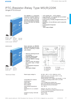 T221761 Datasheet PDF ZIEHL industrie-elektronik GmbH   Co KG