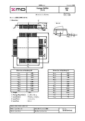 MDS755 Datasheet PDF Zentrum Mikroelektronik Dresden AG