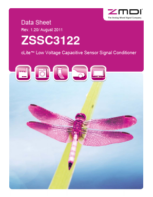 ZSSC3122 Datasheet PDF Zentrum Mikroelektronik Dresden AG