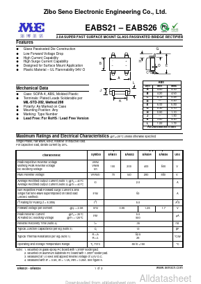 EABS1 Datasheet PDF Zibo Seno Electronic Engineering Co.,Ltd