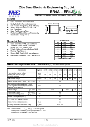 ER4D Datasheet PDF Zibo Seno Electronic Engineering Co.,Ltd