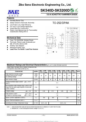 SK5100D Datasheet PDF Zibo Seno Electronic Engineering Co.,Ltd