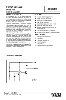 ZSM380C Datasheet PDF Zetex => Diodes