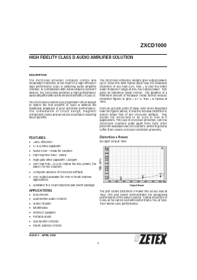 ZXCD1000 Datasheet PDF Zetex => Diodes
