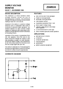 ZSM530 Datasheet PDF Zetex => Diodes