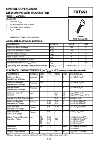 FXT653 Datasheet PDF Zetex => Diodes
