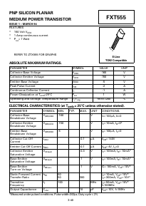 FXT555 Datasheet PDF Zetex => Diodes