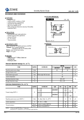 SSCD054H Datasheet PDF ZOWIE Technology