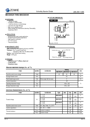 MSCD052H Datasheet PDF ZOWIE Technology